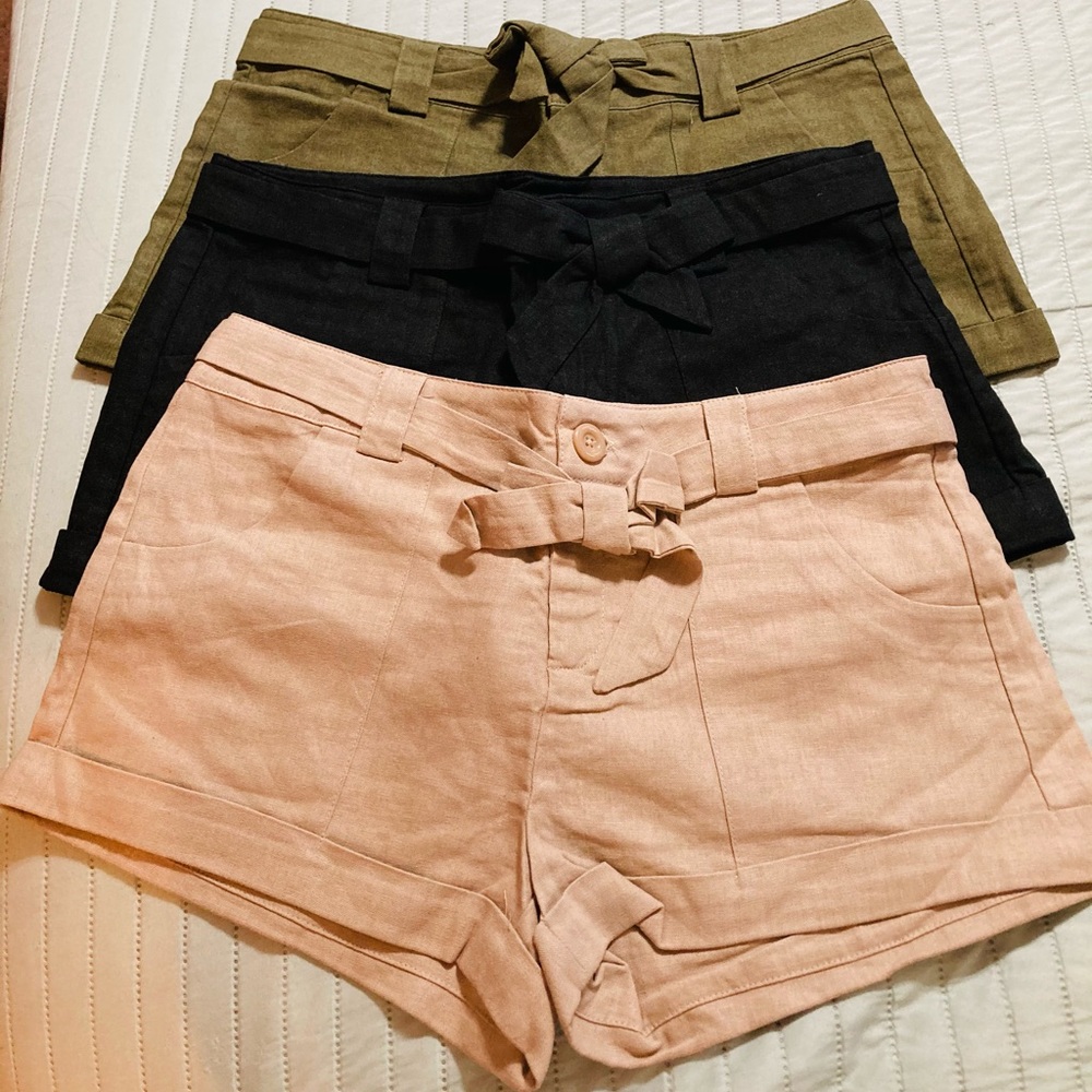 Linen Shorts size Medium